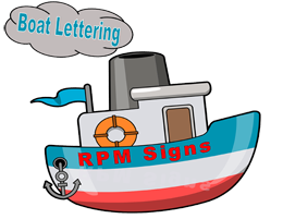boat lettering